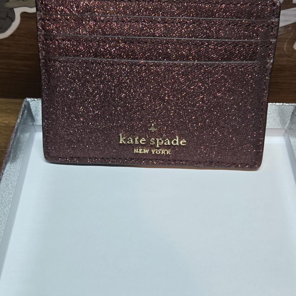 Kate Spade Glitter Card Holder - Picture 6 of 7